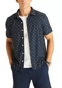 Men's Short Sleeve Printed Geo Print Golf Polo Shirt