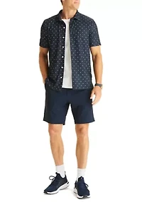 Men's Short Sleeve Printed Geo Print Golf Polo Shirt