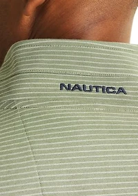 Men's Striped Golf Quarter Zip Pullover