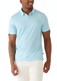 Men's Performance Geo Print Polo Shirt
