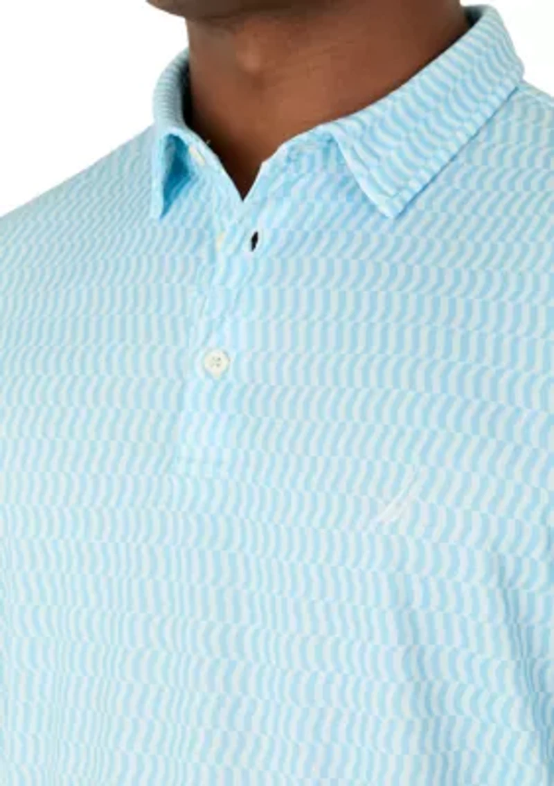 Men's Performance Geo Print Polo Shirt