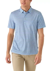 Men's Performance Stripe Polo Shirt