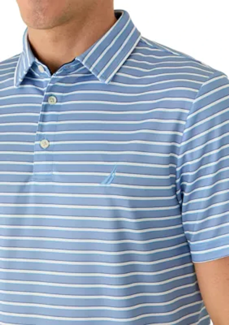 Men's Performance Stripe Polo Shirt