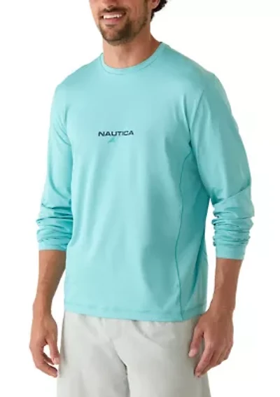 Men's Long Sleeve Crew Neck Swim Shirt