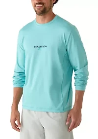 Men's Long Sleeve Crew Neck Swim Shirt