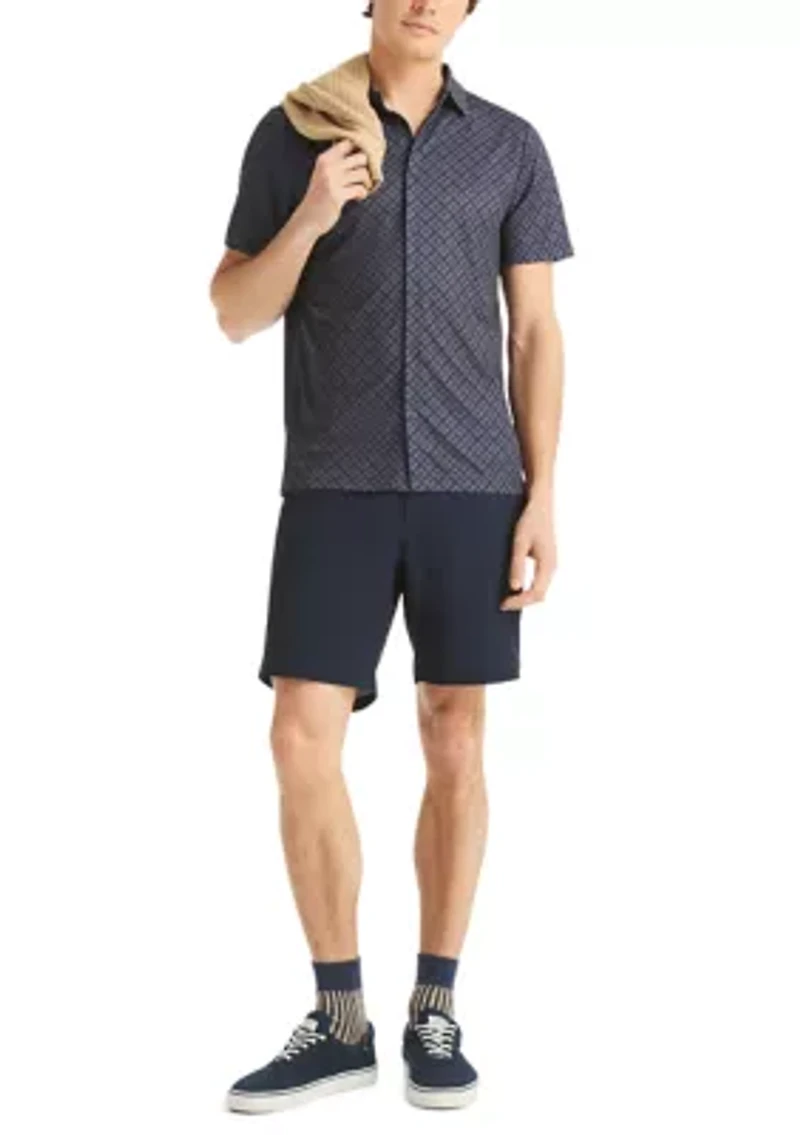 Men's Performance Short Sleeve Geo Print Shirt