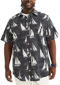 Big & Tall Sustainably Crafted Printed Short Sleeve Shirt
