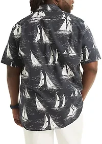 Big & Tall Sustainably Crafted Printed Short Sleeve Shirt