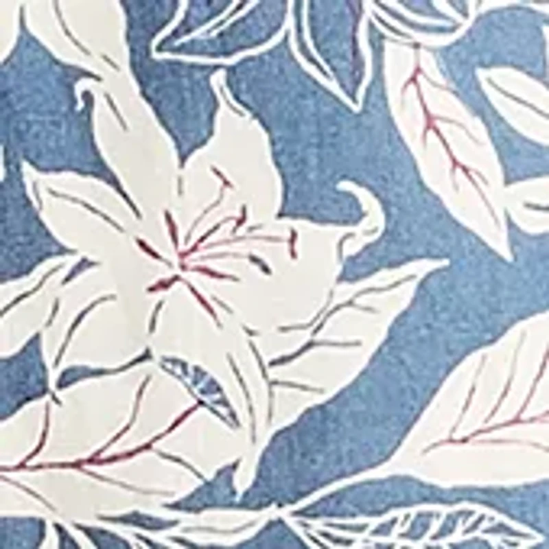 Big & Tall Printed Linen Short Sleeve Shirt