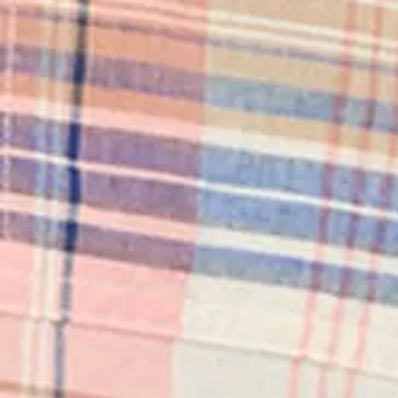 Big & Tall Short Sleeve Plaid Shirt