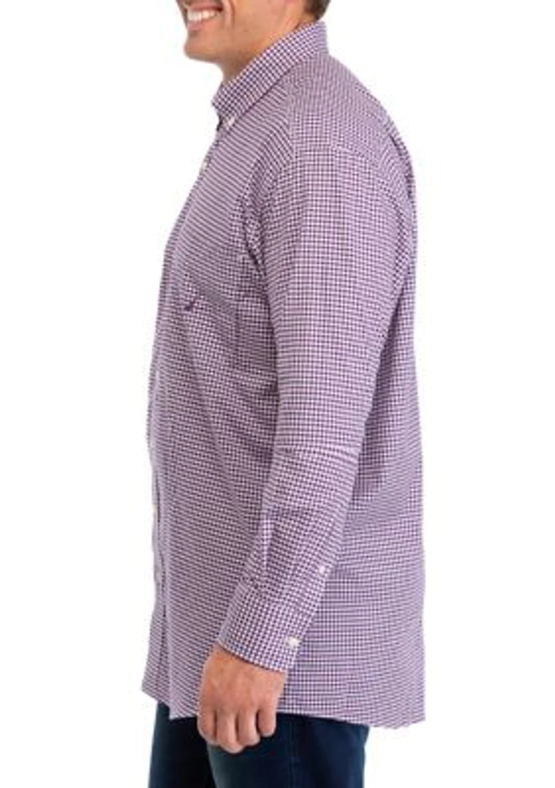 Big & Tall Plaid Button Down Shirt