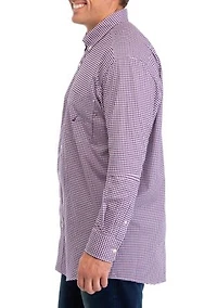 Big & Tall Plaid Button Down Shirt