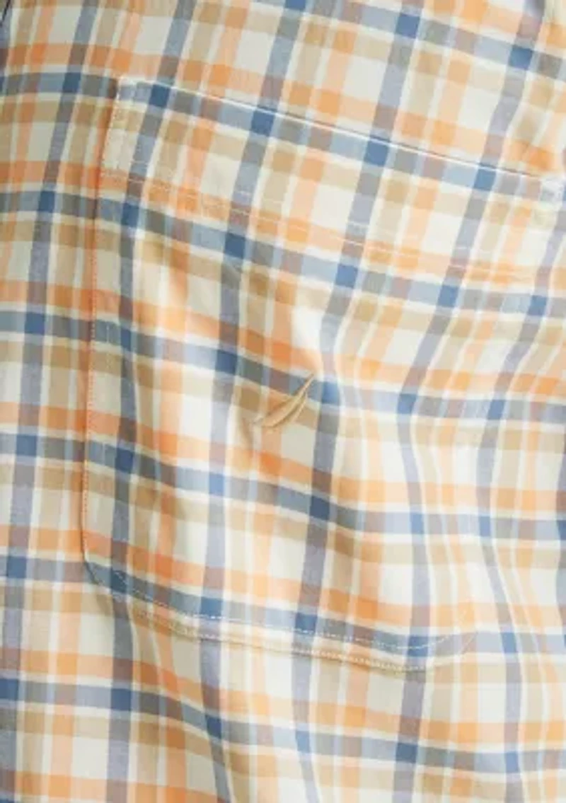Big & Tall Plaid Short-Sleeve Shirt