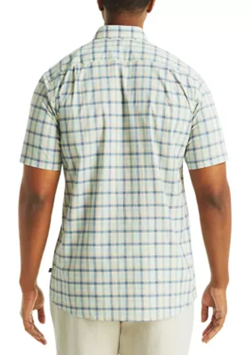 Big & Tall Plaid Short-Sleeve Shirt