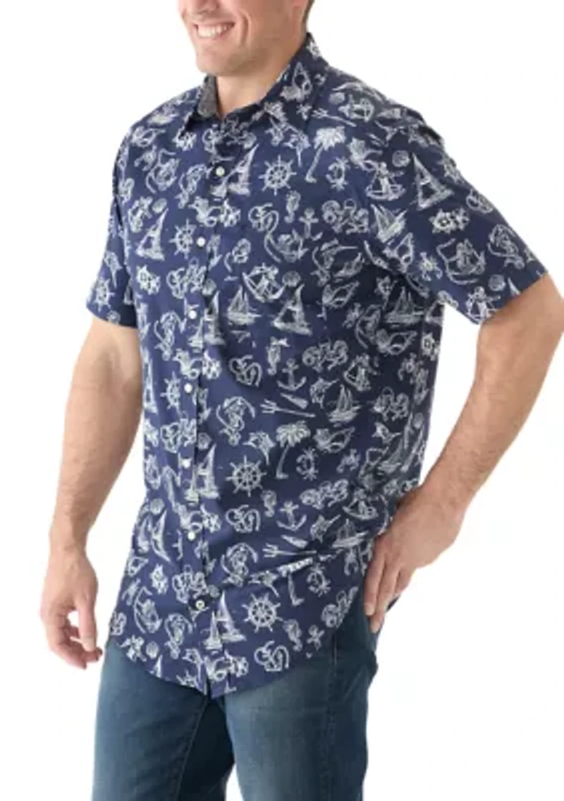 Big & Tall Printed Shirt