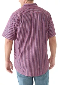 Big & Tall Printed Button Down Shirt