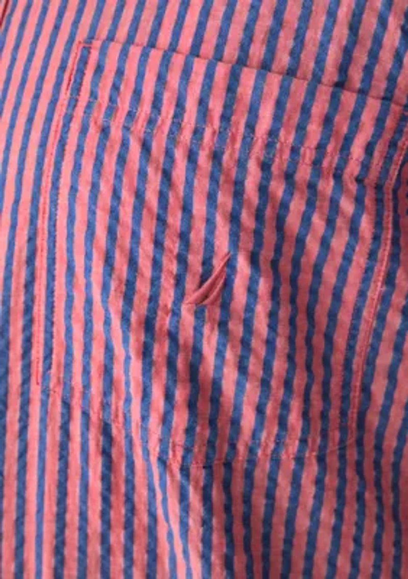 Big & Tall Printed Button Down Shirt