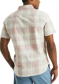 Big & Tall Plaid Short Sleeve Shirt