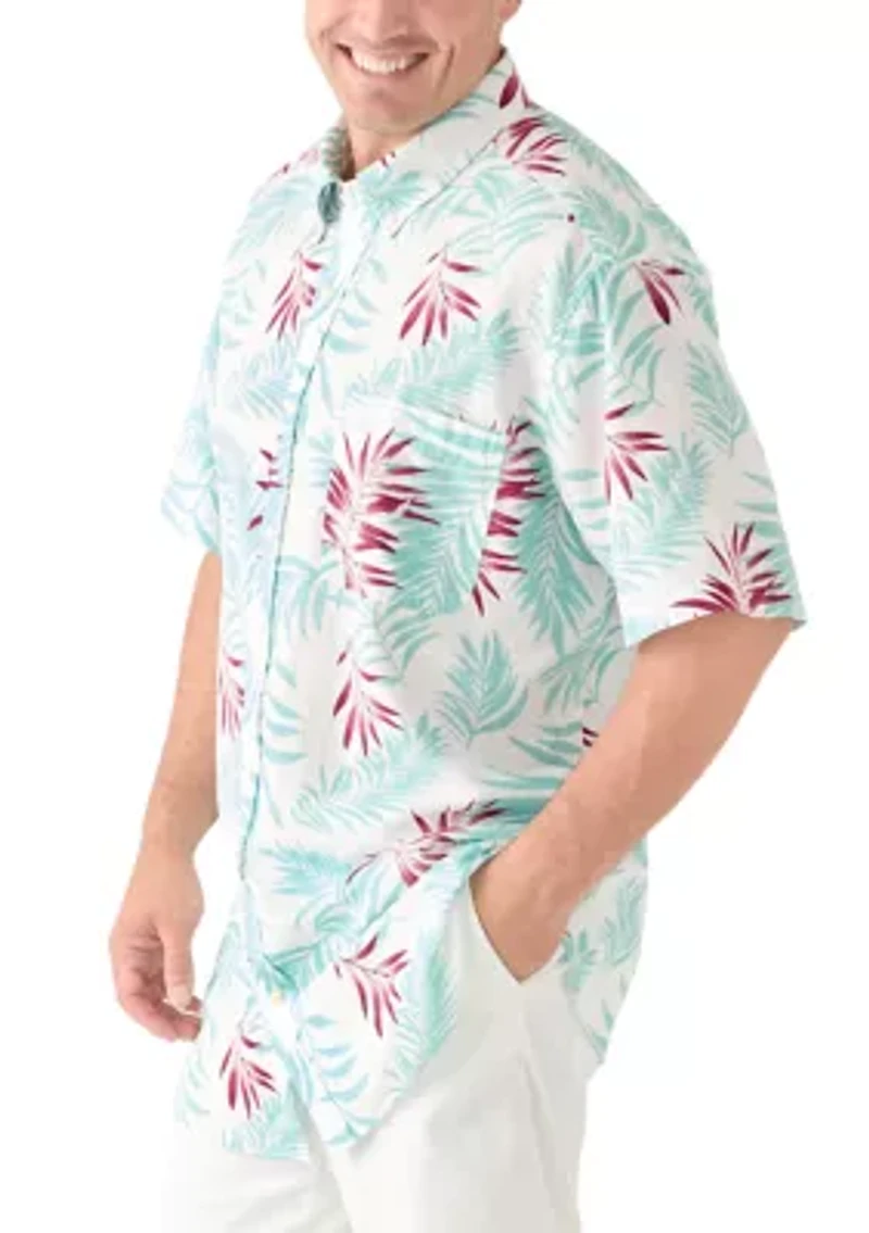 Big & Tall Printed Short-Sleeve Shirt
