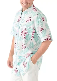 Big & Tall Printed Short-Sleeve Shirt