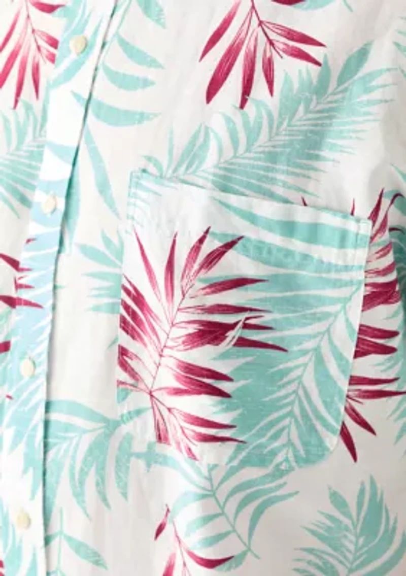 Big & Tall Printed Short-Sleeve Shirt