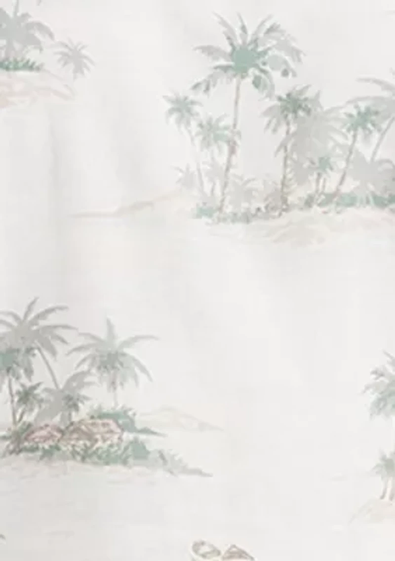 Big & Tall Nautica Printed Short-Sleeve Camp Shirt