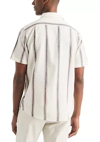 Big & Tall Striped Short-Sleeve Shirt