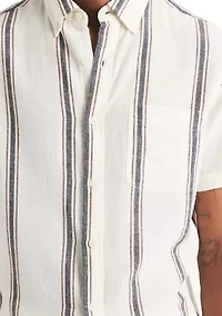 Big & Tall Striped Short-Sleeve Shirt