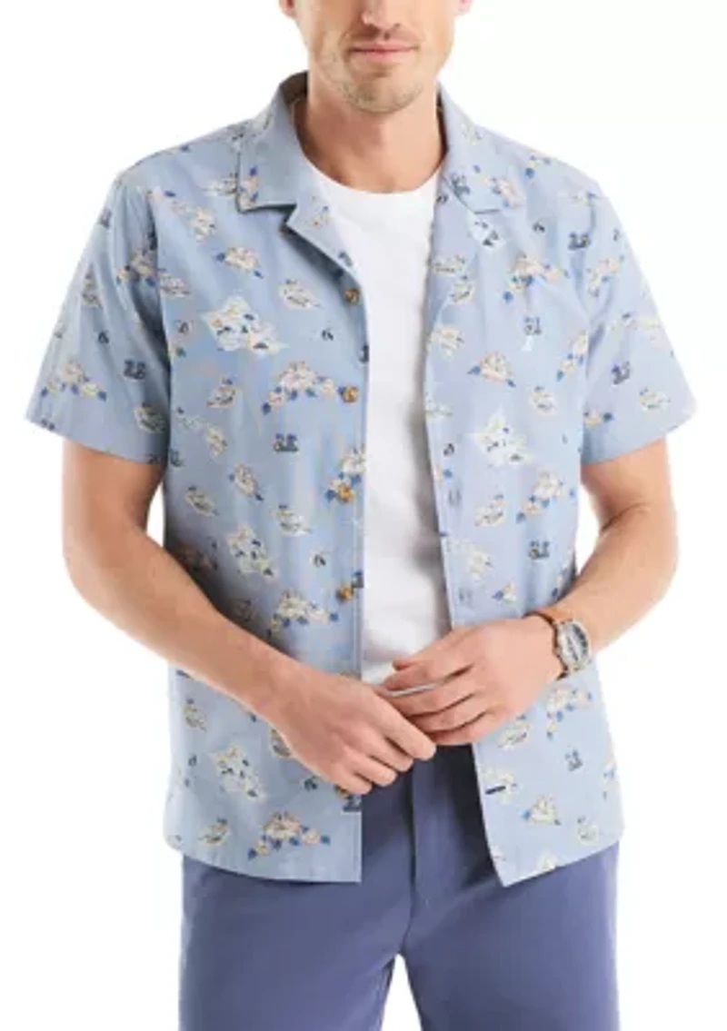 Big & Tall Printed Short-Sleeve Shirt