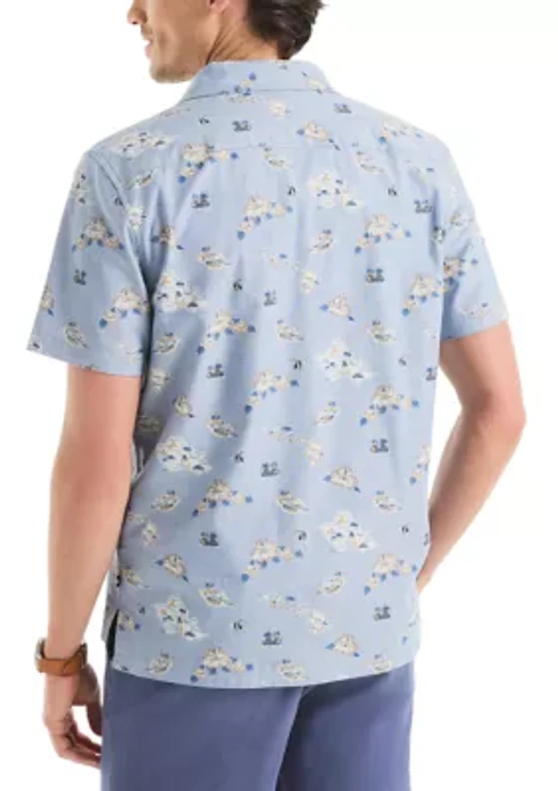 Big & Tall Printed Short-Sleeve Shirt