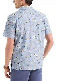 Big & Tall Printed Short-Sleeve Shirt