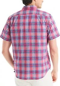 Big & Tall Plaid Short Sleeve Shirt