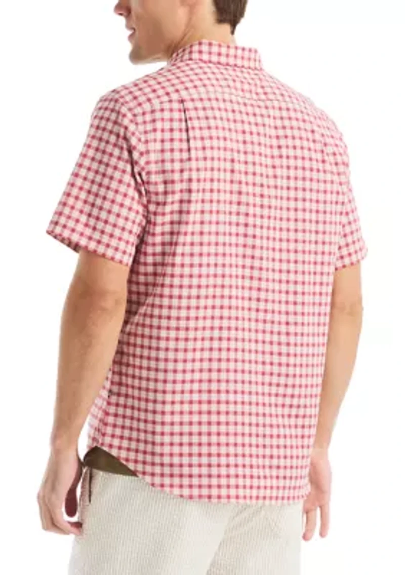 Big & Tall Tencel Plaid Printed Shirt