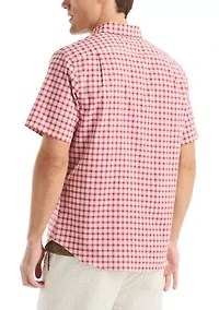 Big & Tall Tencel Plaid Printed Shirt