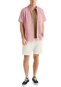 Big & Tall Tencel Plaid Printed Shirt