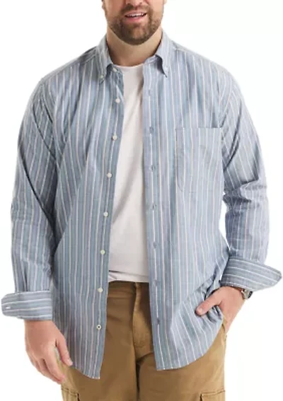 Big & Tall Oxford Stripe Shirt
