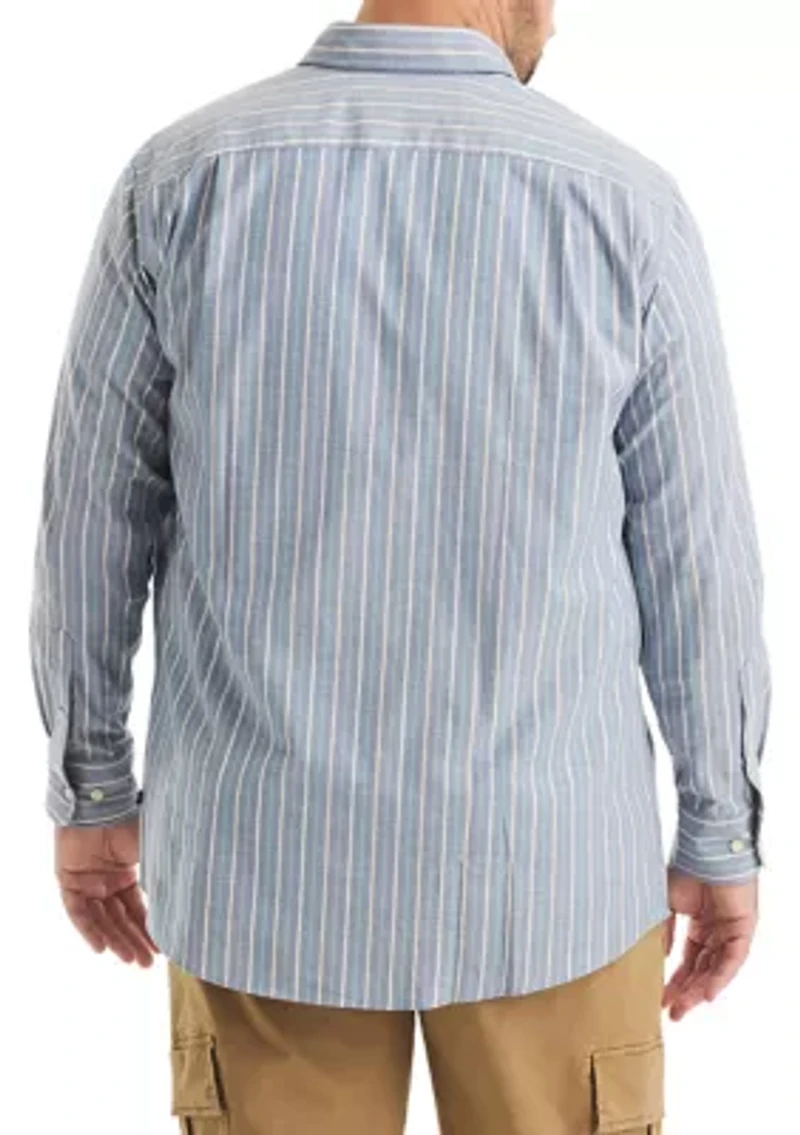 Big & Tall Oxford Stripe Shirt