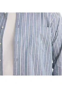 Big & Tall Oxford Stripe Shirt