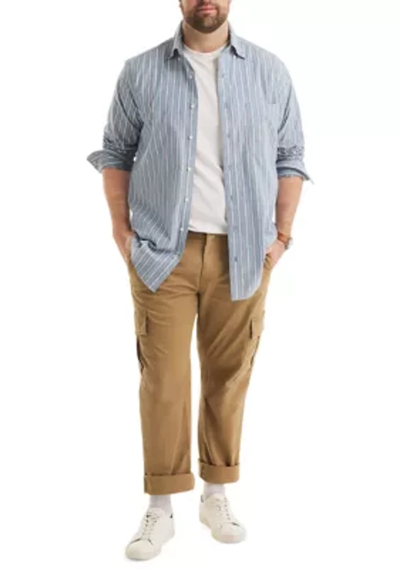 Big & Tall Oxford Stripe Shirt