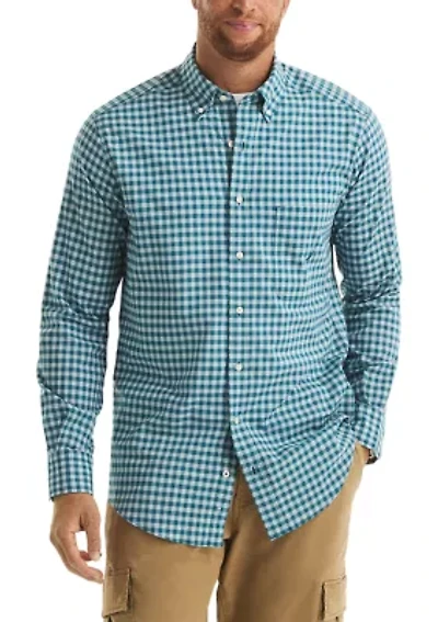 Big & Tall Long Sleeve Plaid Shirt