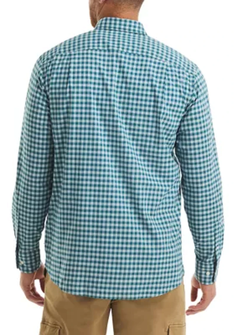 Big & Tall Long Sleeve Plaid Shirt