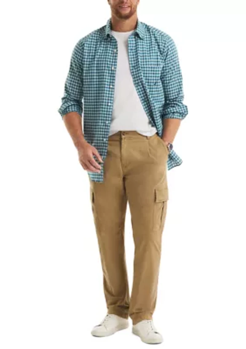 Big & Tall Long Sleeve Plaid Shirt