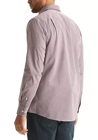 Big & Tall Long Sleeve Plaid Shirt