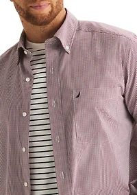 Big & Tall Long Sleeve Plaid Shirt