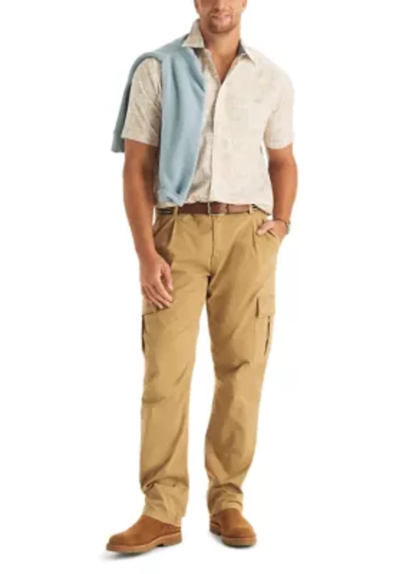 Big & Tall Sustainable Short Sleeve Tencel Print Shirt