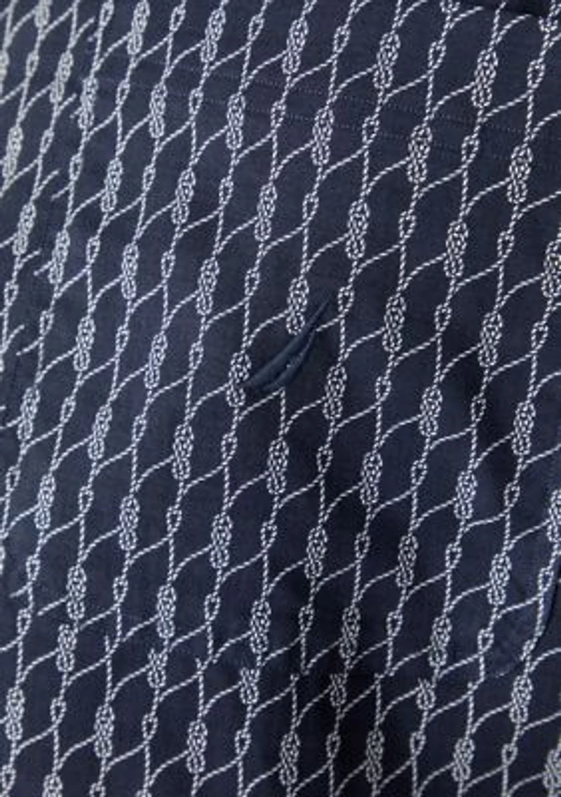 Men's Tall Rope Print Dress Shirt