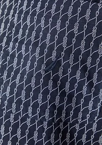 Men's Tall Rope Print Dress Shirt