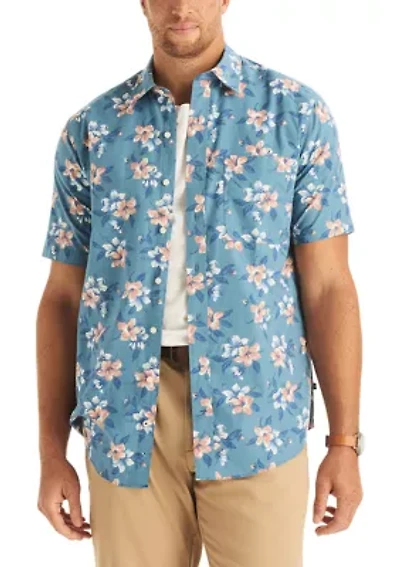 Big & Tall Short Sleeve Printed Shirt