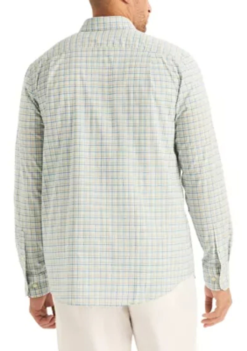 Big & Tall Long Sleeve Plaid Shirt