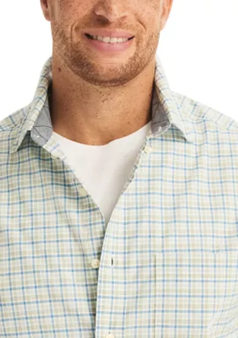 Big & Tall Long Sleeve Plaid Shirt